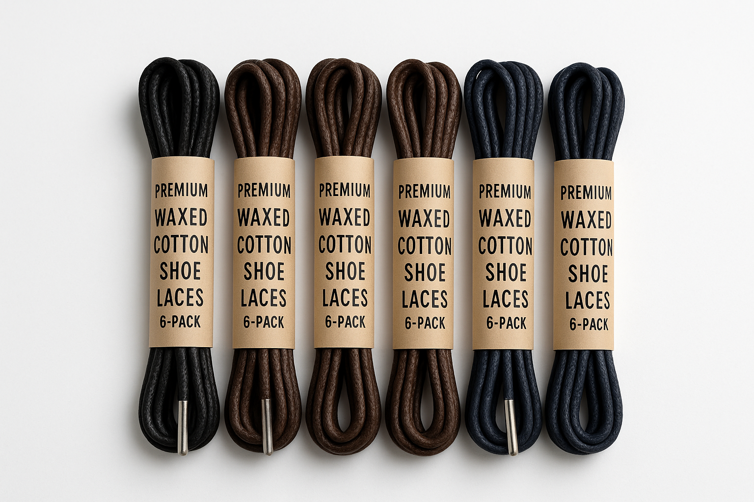 Premium Waxed Cotton Shoe Laces